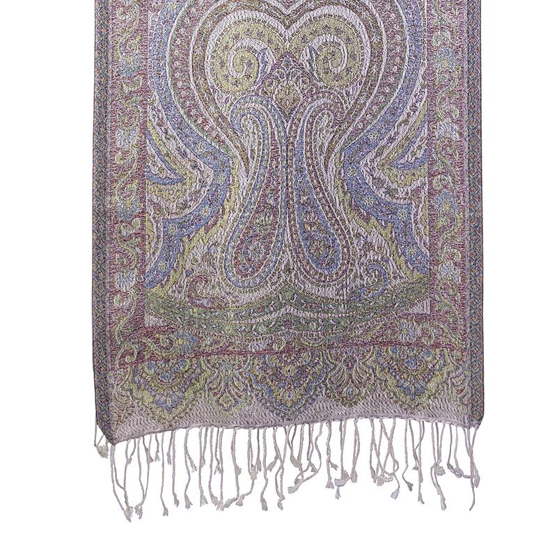Bon Voyage Silk Scarf (Beige)